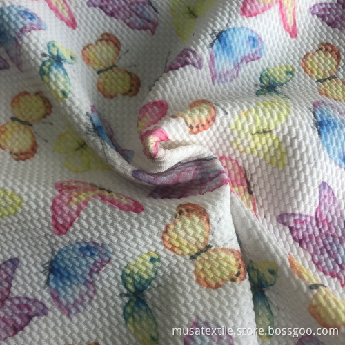 Acceptez la personnalisation du tissu de balle en polyester à imprimé numérique personnalisation